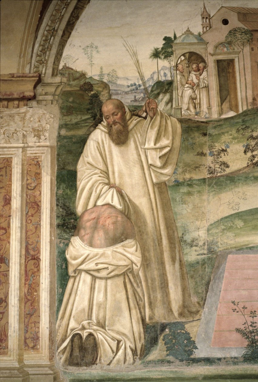 The Life of St. Benedict (detalj) av L. and Sodoma, G. Signorelli