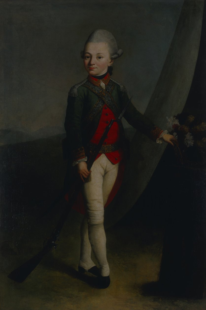 Portrett av Pjotr Aleksijevitsj Turchaninov 1769-1815, 1777 av L.S. Stanishchevsky