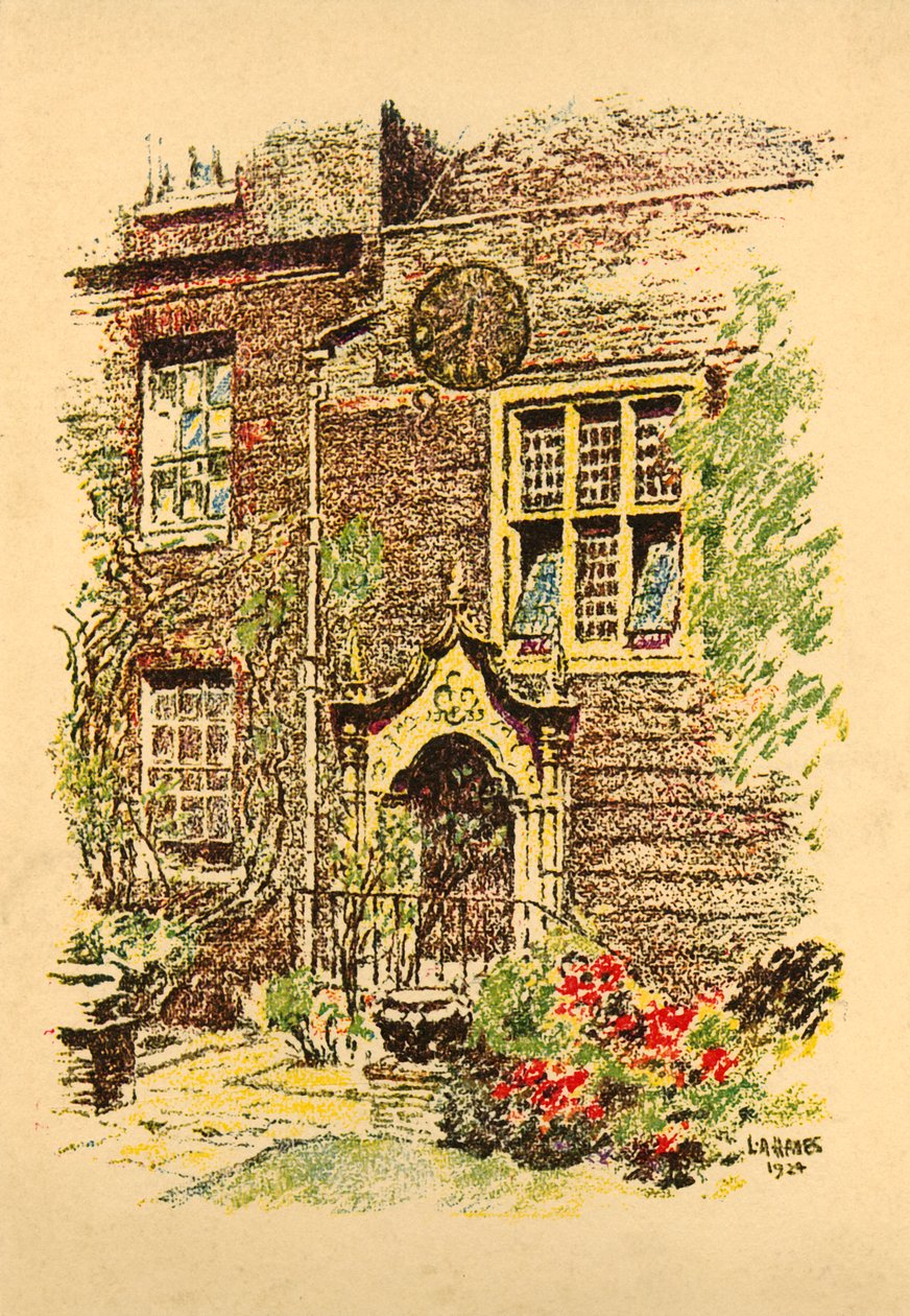 Staple Inn, London, 1924.  av L. A. Hayes