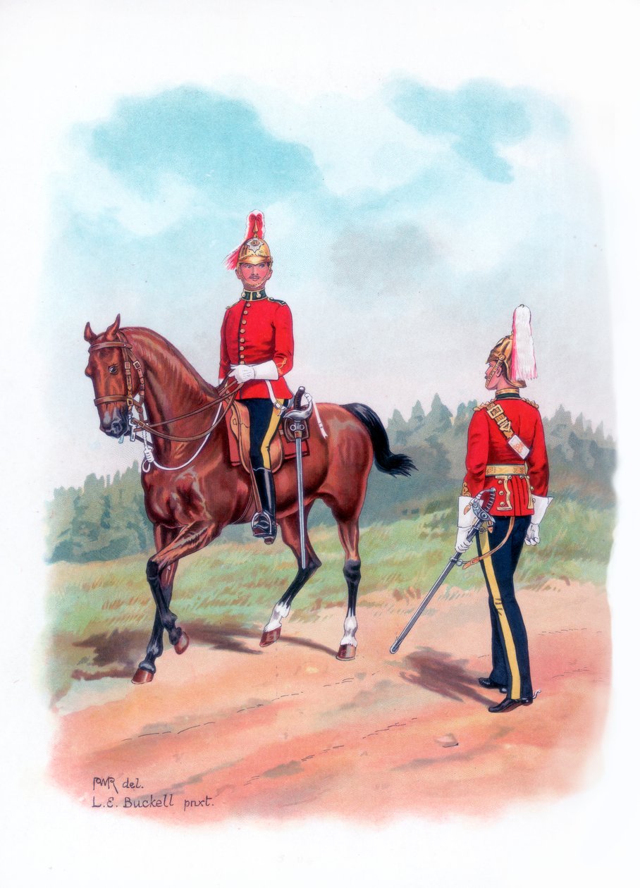 Dragevakter, 1915. av L. E. Buckell