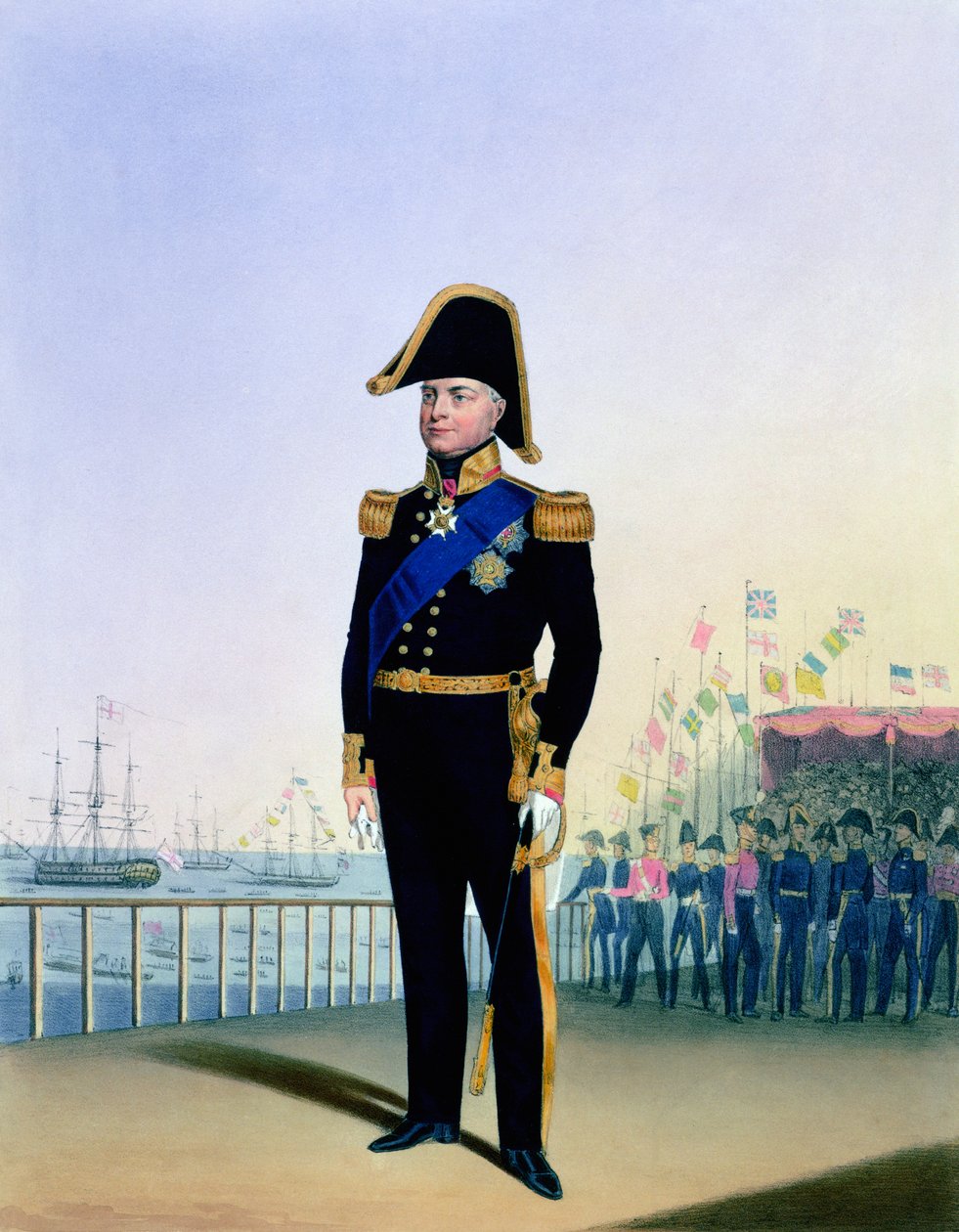 William IV, konge av Storbritannia, c1830-1837 av L Mansion