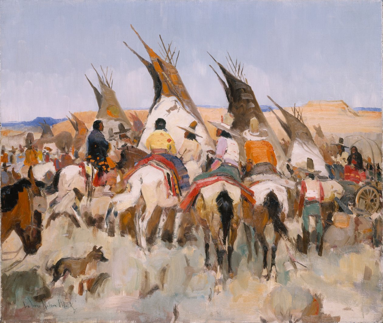Seremoni ved Black Lake, 1938. av LaVerne Nelson Black