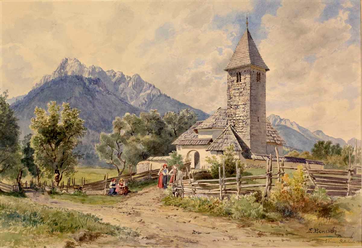 Church of St. Tomaz i Rateče av Ladislav Benesch