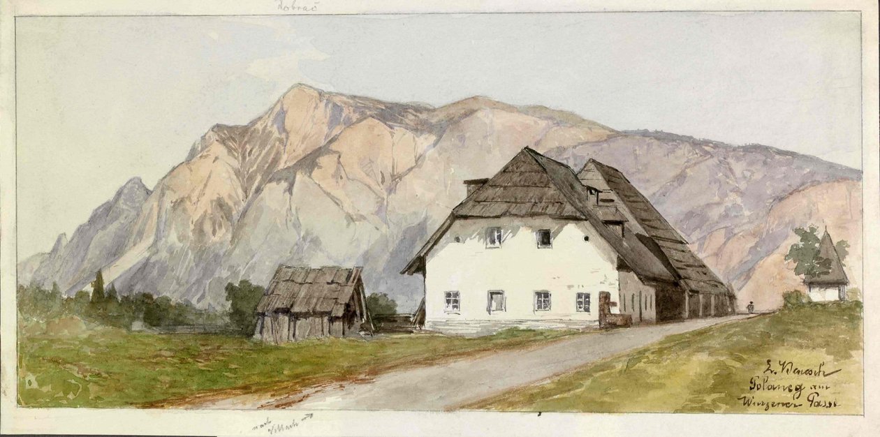 Dobrac s Podkorenskega sedlan av Ladislav Benesch