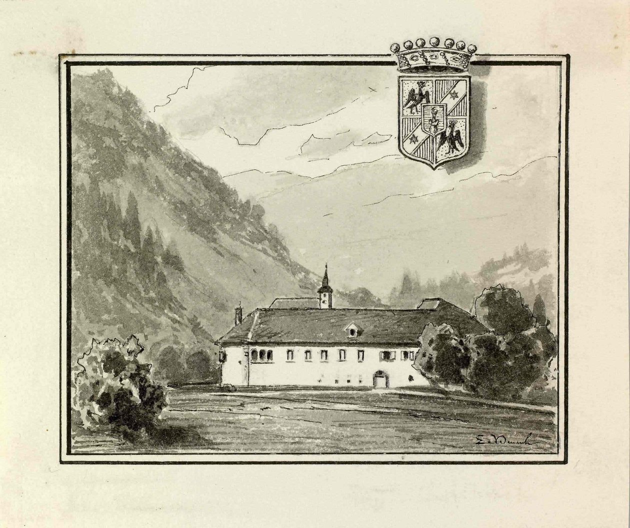Pustal herregård nær Skofja Loka av Ladislav Benesch