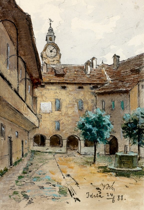 Idrija-slottet av Ladislav Benesch