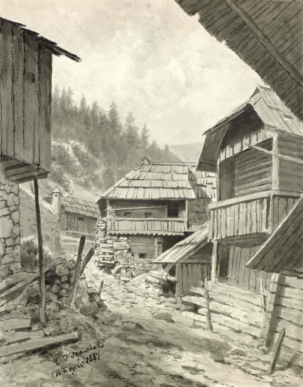 Motiv fra Podkoren YYYN av Ladislav Benesch