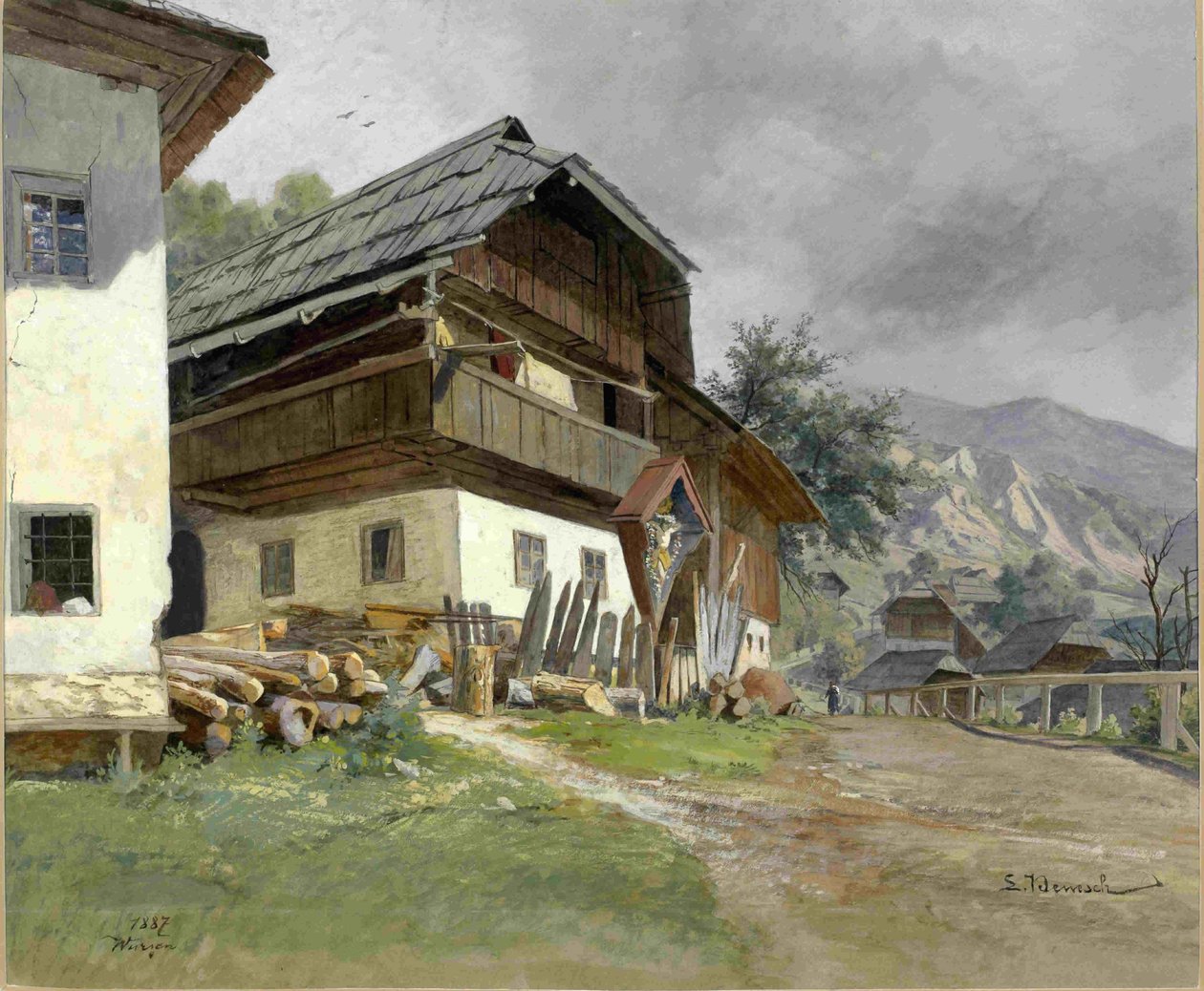 Podkoren-vaski-motiv av Ladislav Benesch