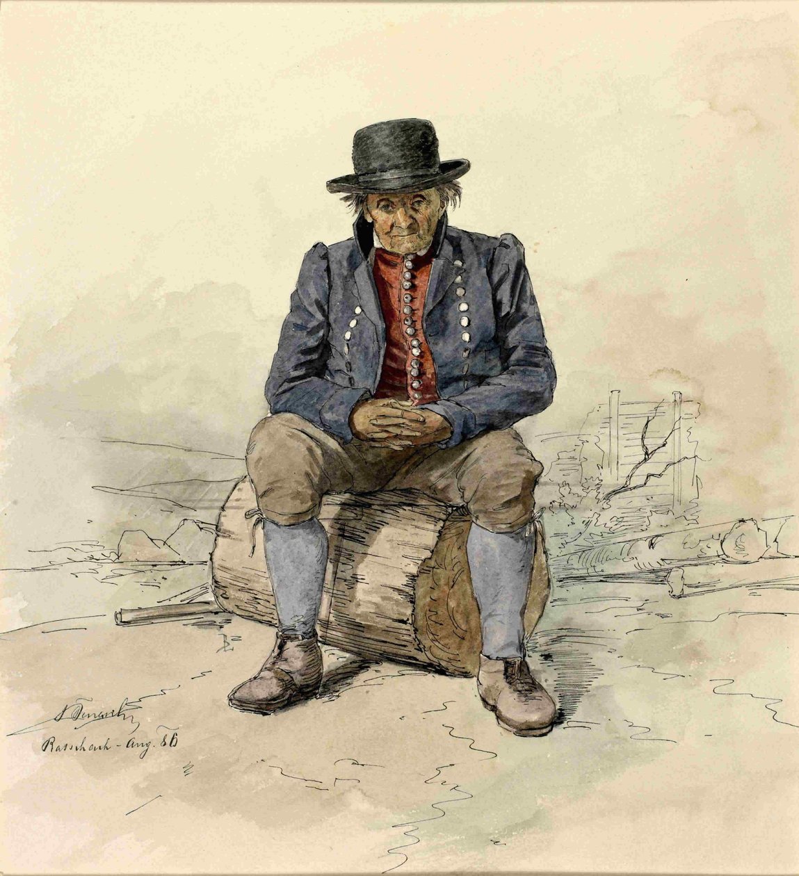 Portret sedecega Ratecanan av Ladislav Benesch