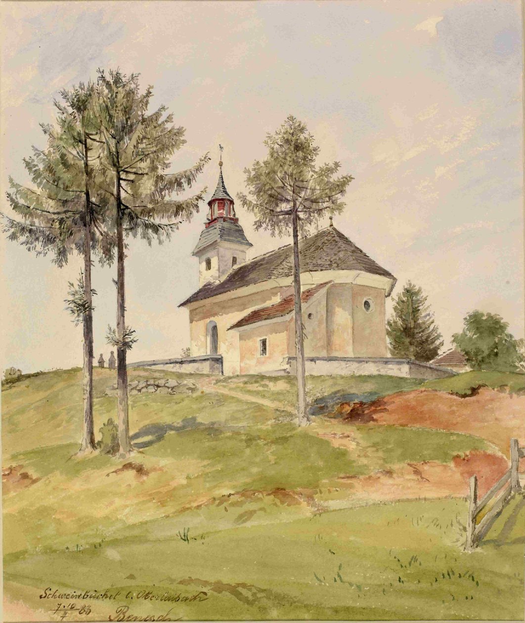 Sinja gorica-kirken St. Joban av Ladislav Benesch