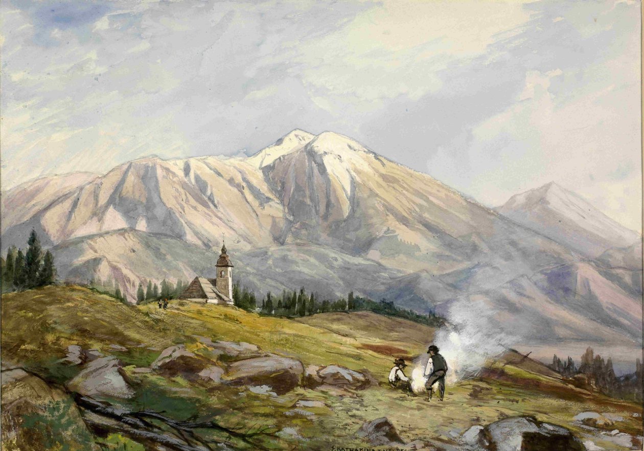 Sv. Katarina nad Zasipom nær Bledun av Ladislav Benesch
