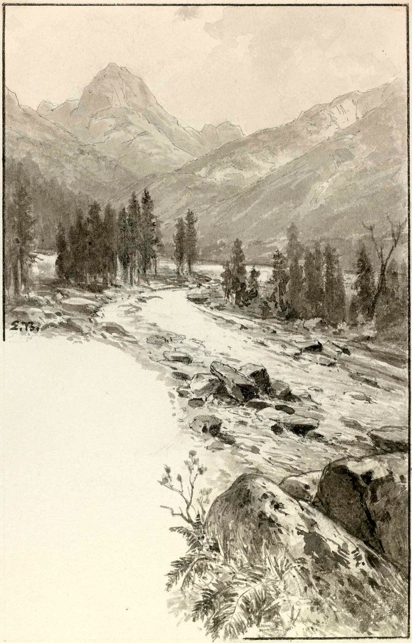 Zajzera med Mangart i bakgrunnen av Ladislav Benesch