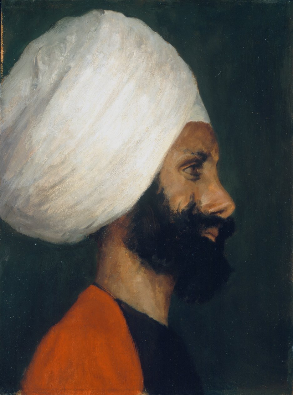 Chet Singh, en chaprassee av feltmarskalk Lord Roberts, ca. 1890 av Lady Aileen Roberts