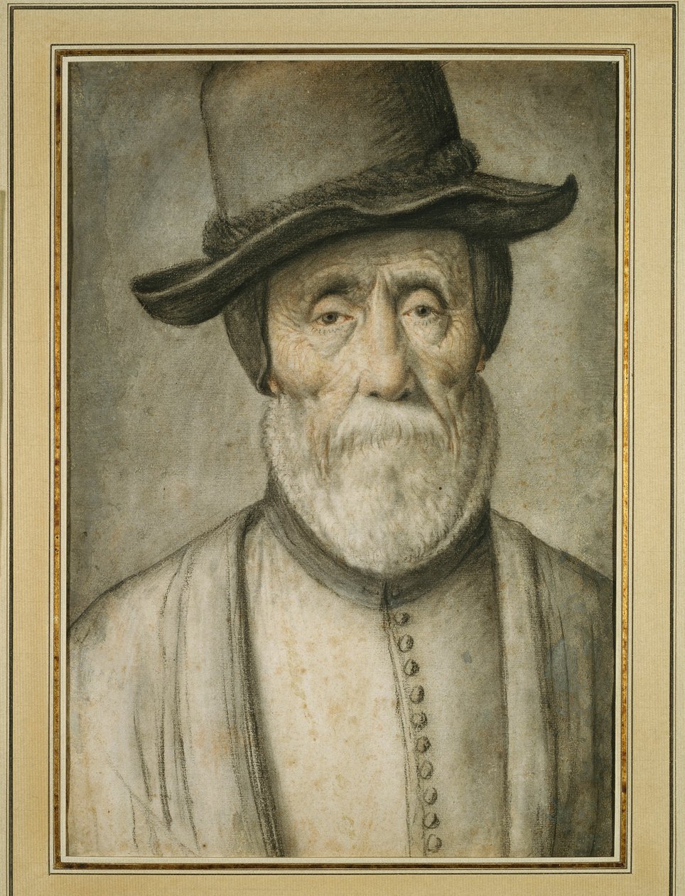 Portrett av en gammel mann av Lagneau