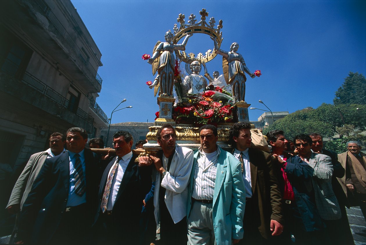 San Leo-festen, Bova, Calabria, Italia (bilde) av Amadeo (after) Modigliani