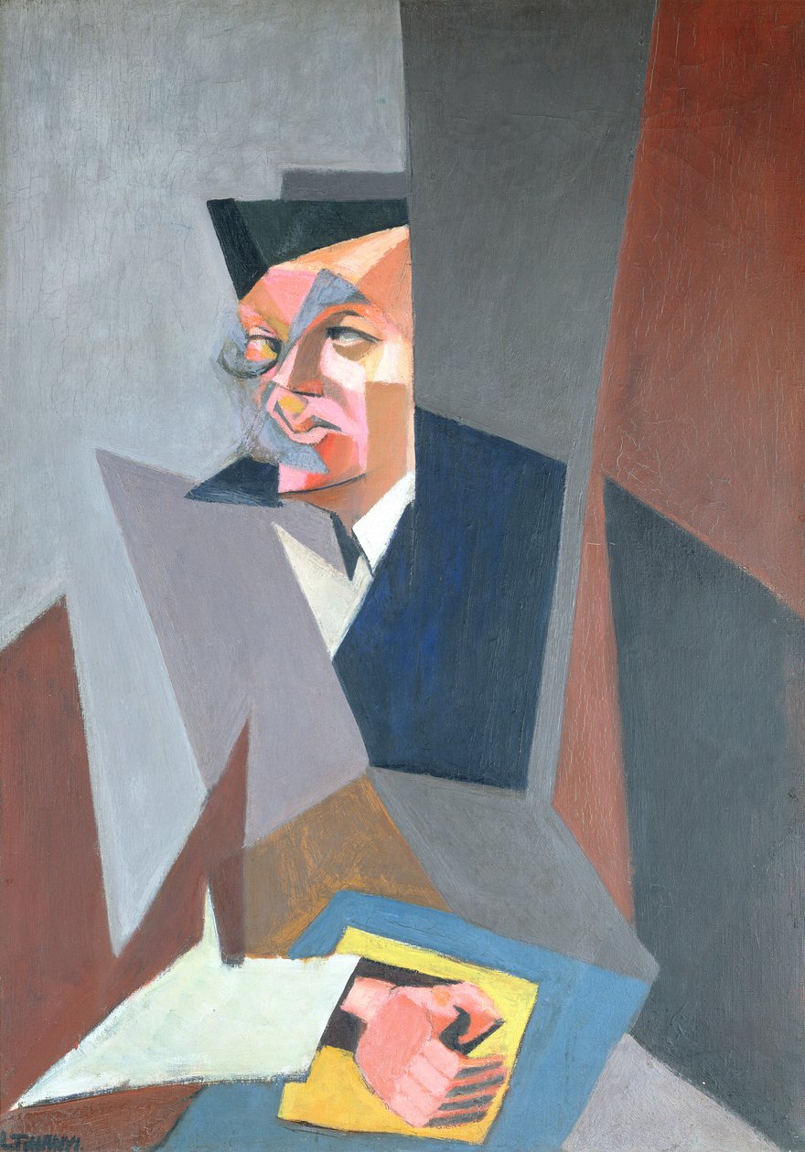 Portrett av Tristan Tzara av Lajos Tihanyi