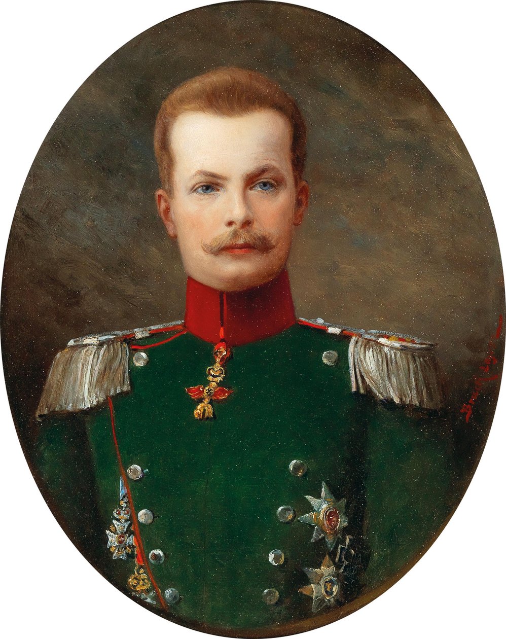 Portrett av hertug Maximilian Emanuel i Bayern 1849-1893. av Lajos Bruck