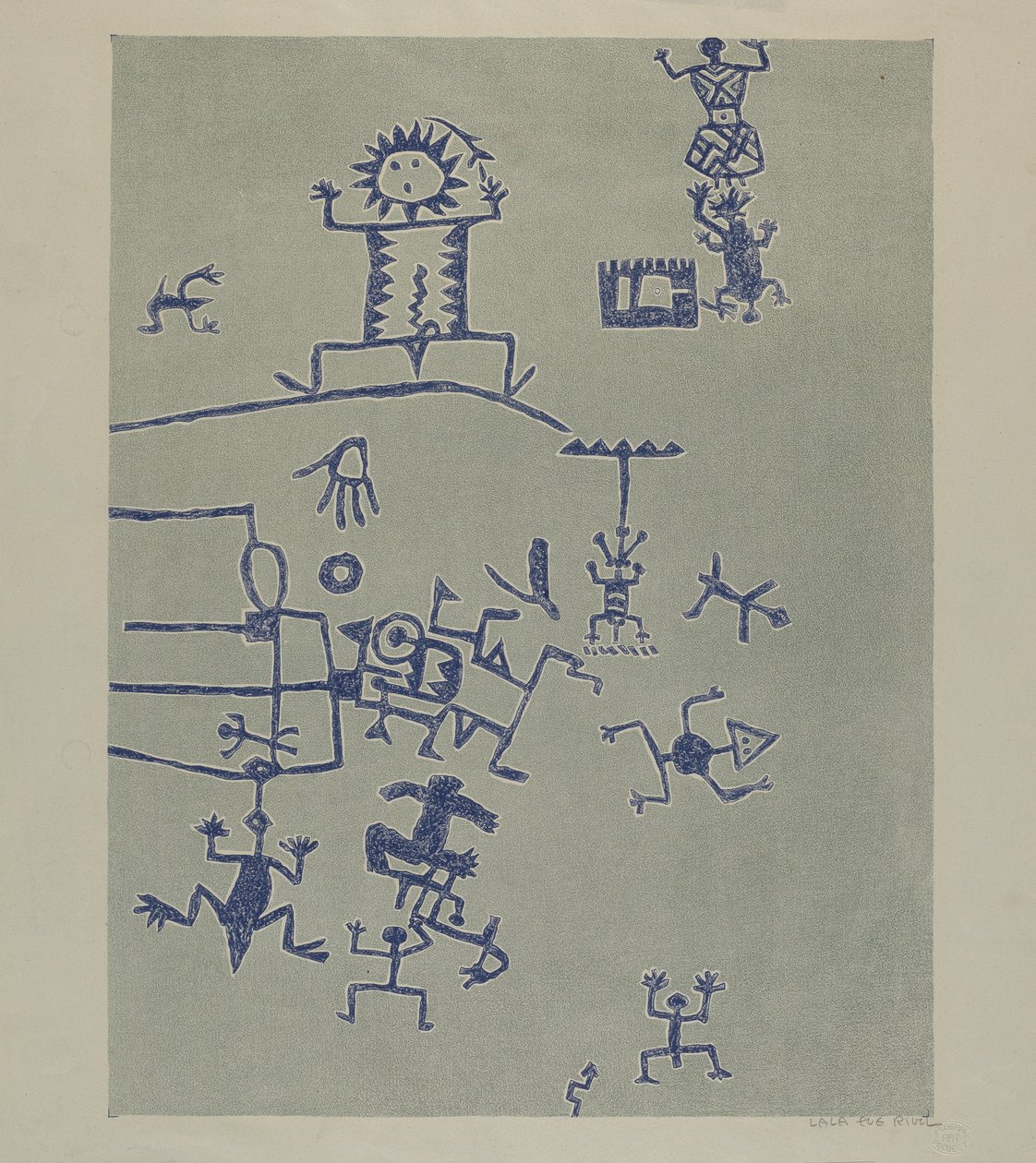 Petroglyph - Tegn av Lala Eve Rivol
