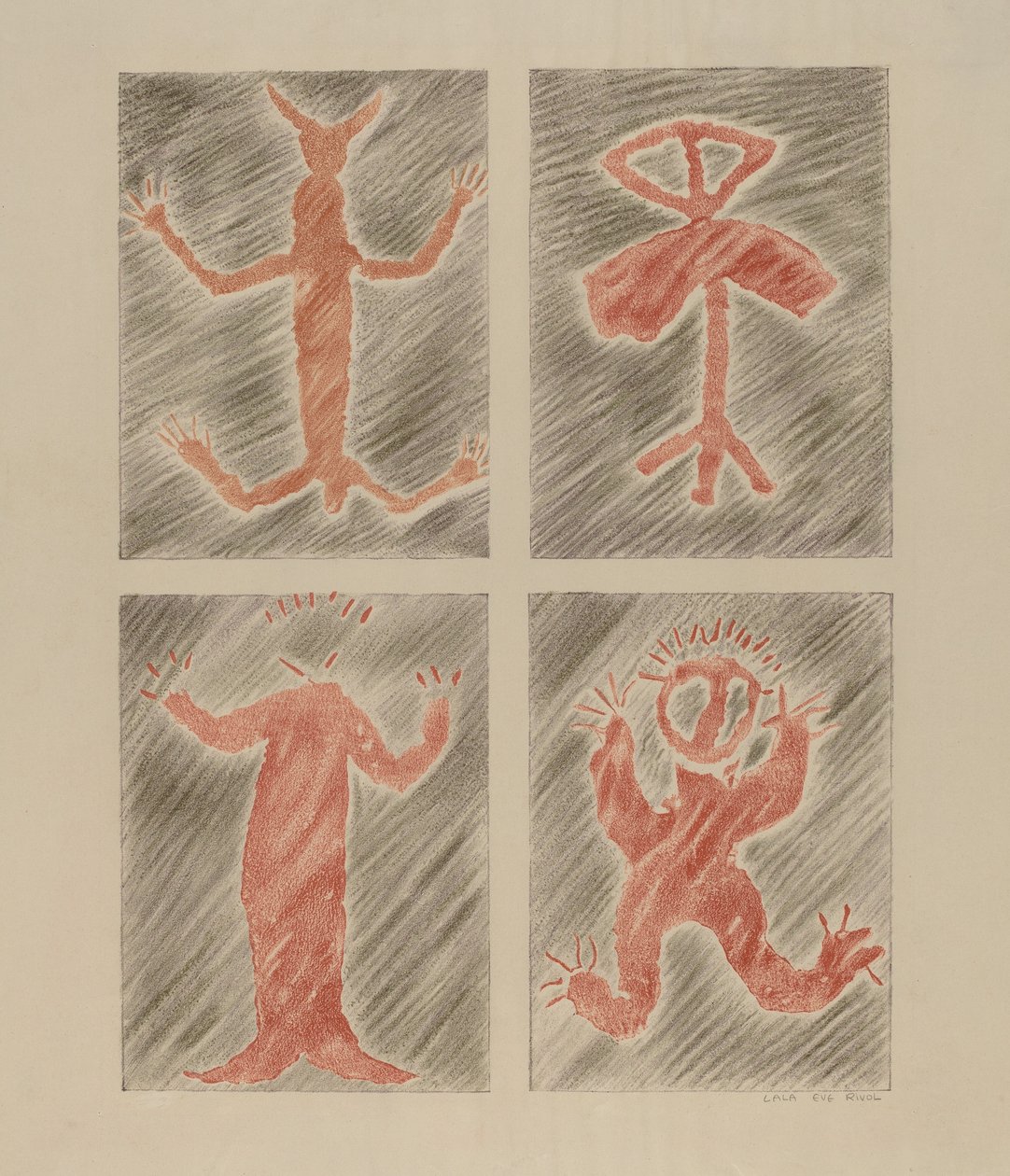 Petroglyph Design av Lala Eve Rivol