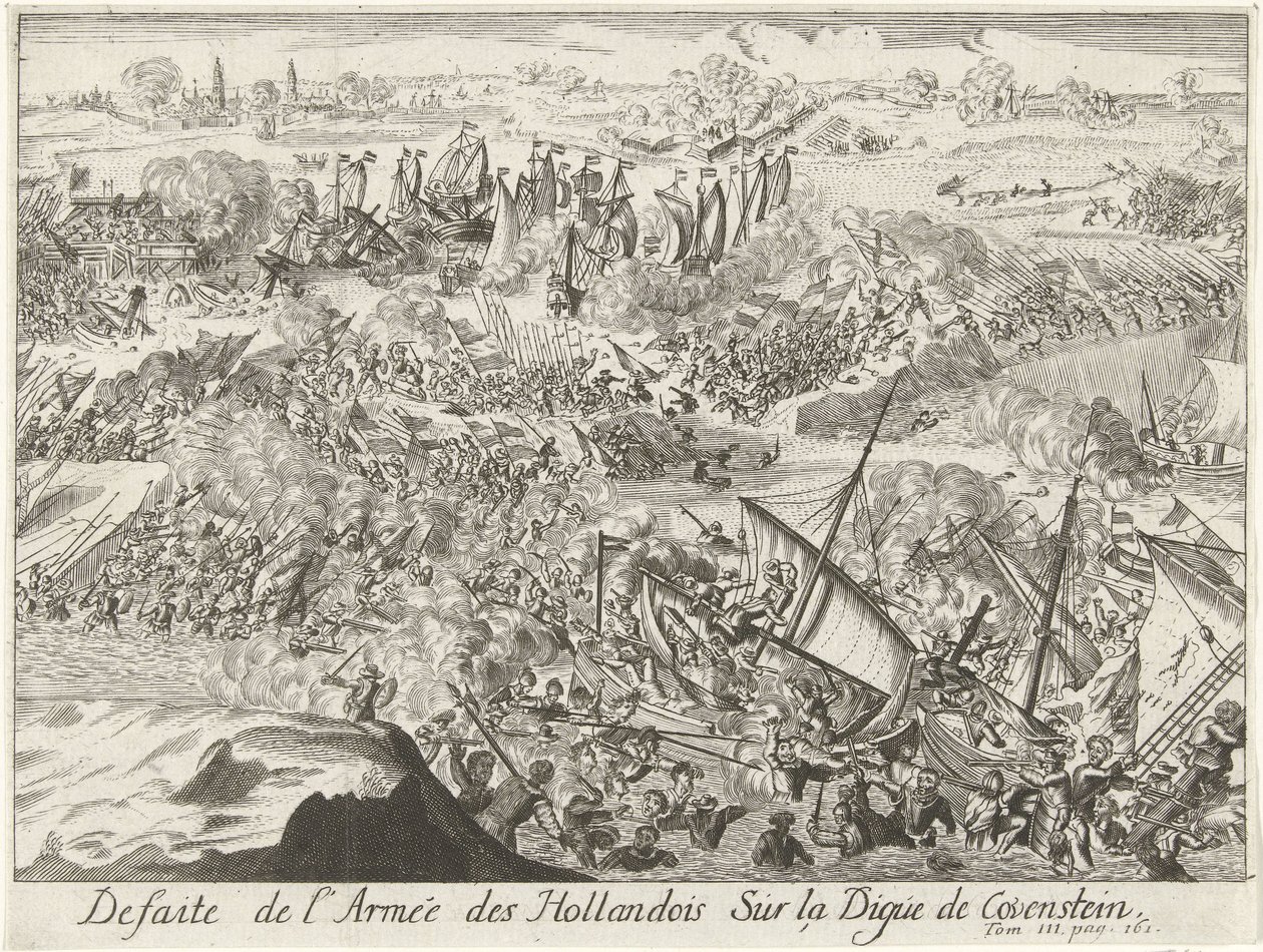 Slaget om Kauwenstein-diket, 1585 Defaite de l