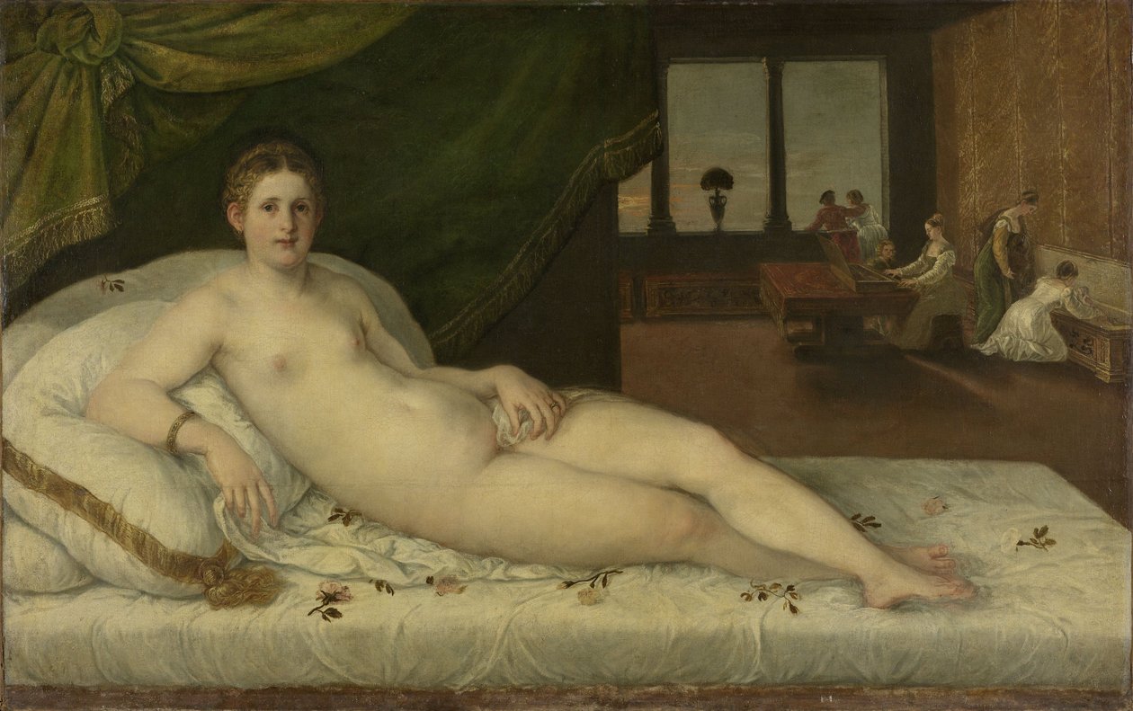 Liggende Venus, ca. 1540-60 av Lambert Sustris