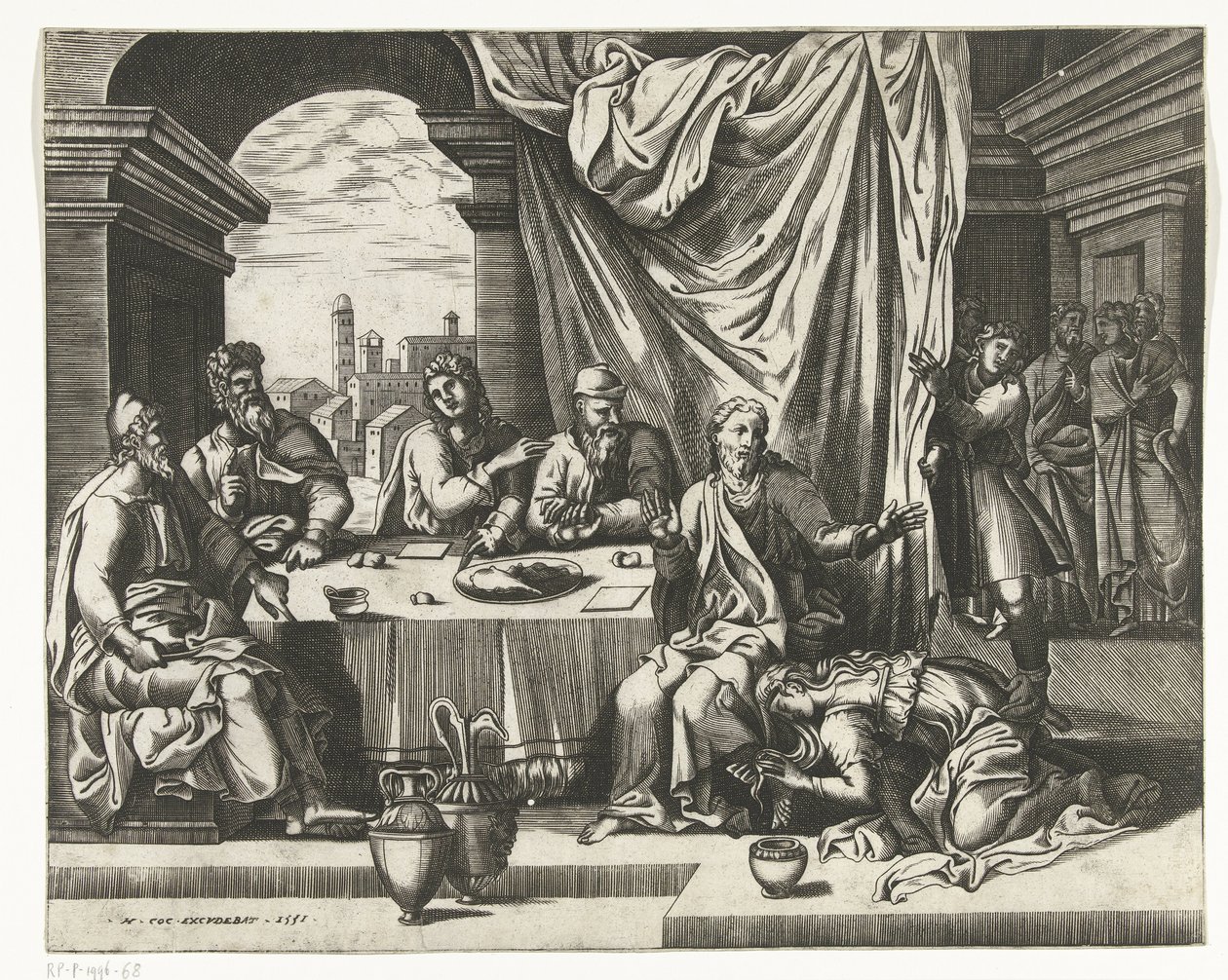 Maria Magdalena salver Kristi føtter av Lambert Lombard