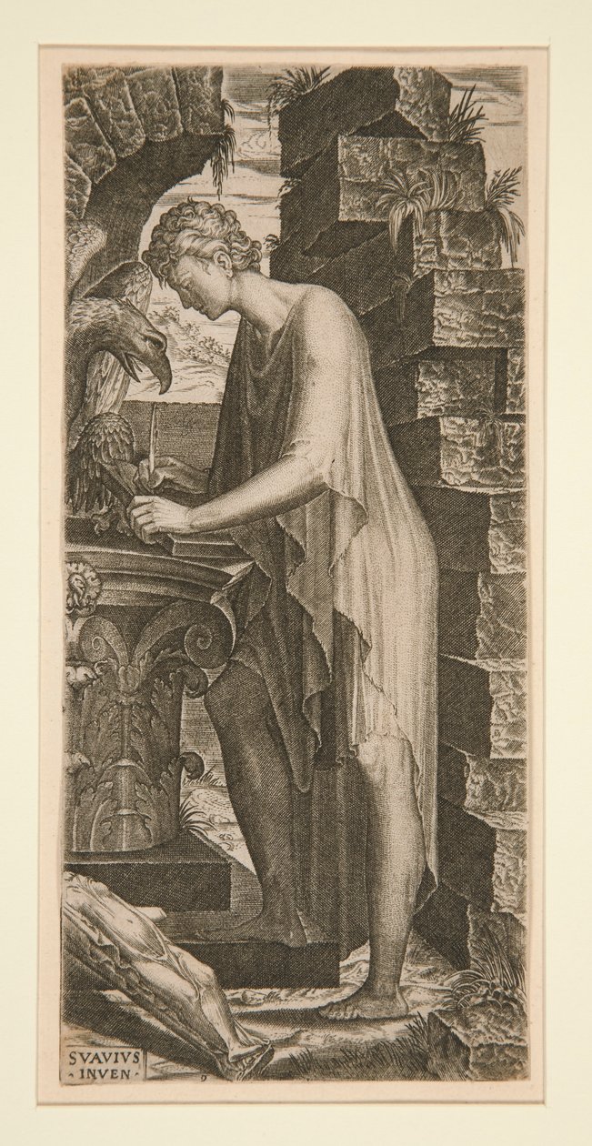 Evangelisten Johannes, fra Kristus og de tolv apostler av Lambert Suavius