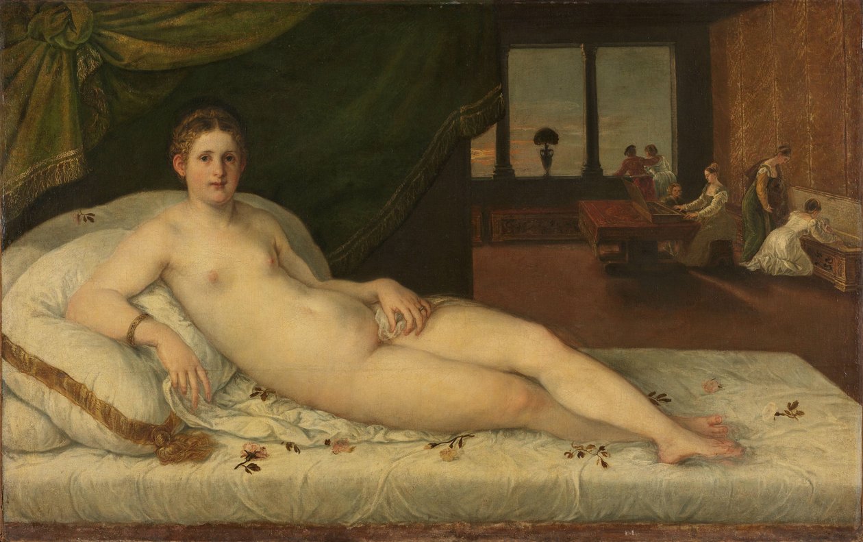 Liggende Venus Liggende Venus av Lambert Sustris (attributed to)