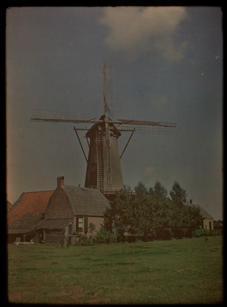 Vindmølle i grenda Het Klompje (eller: De Klomp), Zeist, på Koppeldijk av Lambertus Hendrik van Berk