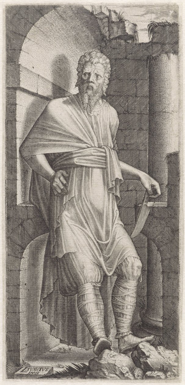 Apostelen Bartolomeus Kristus, de tolv apostler og Paulus (serietittel) av Lambertus Suavius