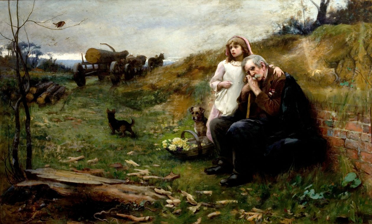 Alle går bort som dagens glimt mens andre som flåte er født, 1888 av Lance Calkin