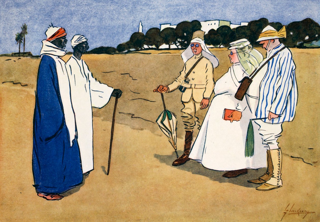 "Og en kraft gaven gir oss, for å se oss selv slik de ser oss", 1908. av Lance Thackeray