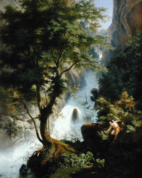 Jeger i Appenninene, 1822 av Lancelot Théodore Turpin de Crissé de Crissé