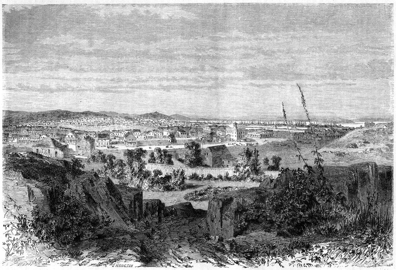 San Francisco, California, 1800-tallet. av Lancelot Théodore Turpin de Crissé de Crissé