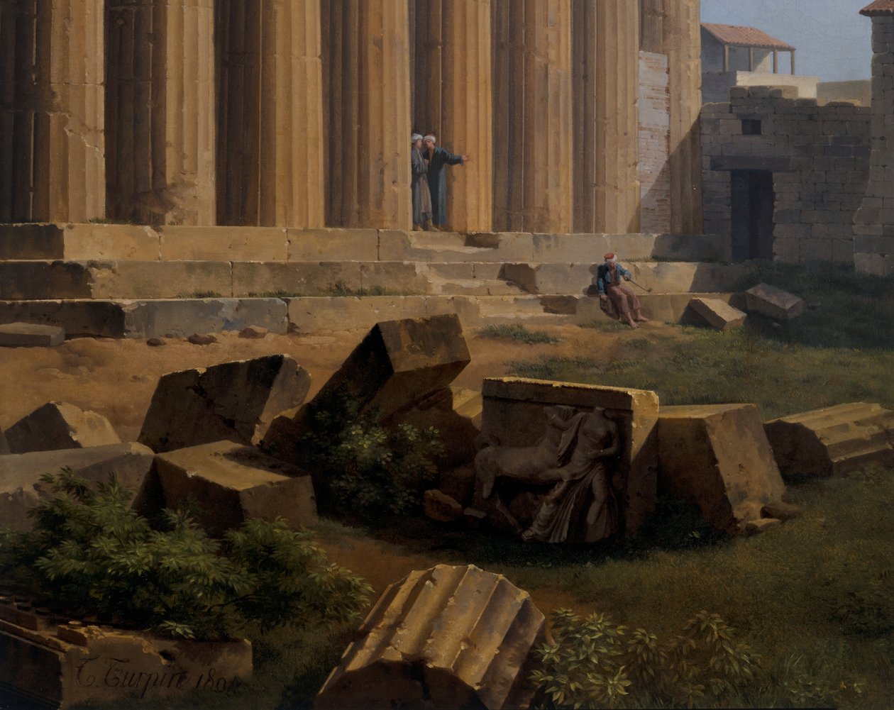 Akropolis, Athen av Lancelot Théodore Turpin de Crissé de Crissé