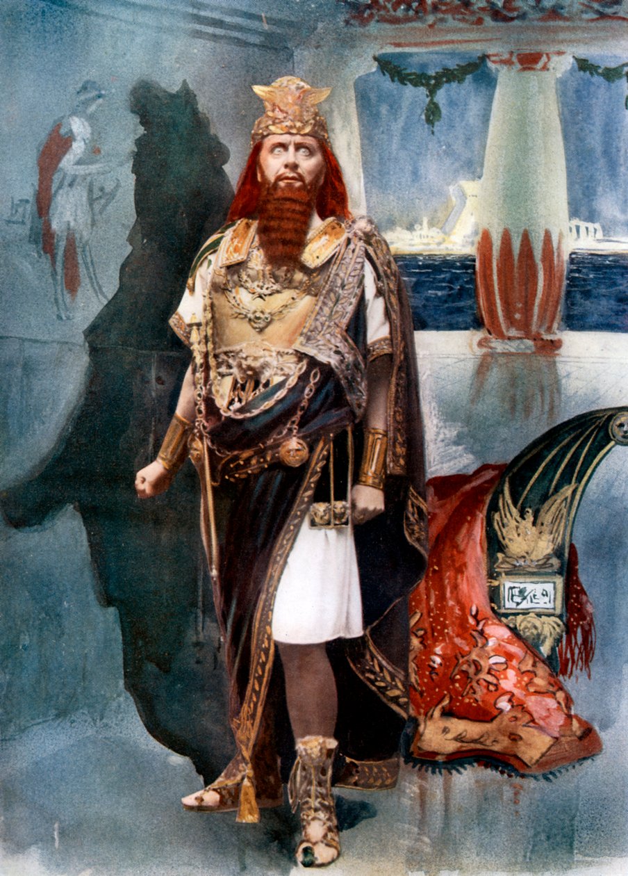 Herbert Beerbohm-tre i Herodes, c1902. av Langfier Photo