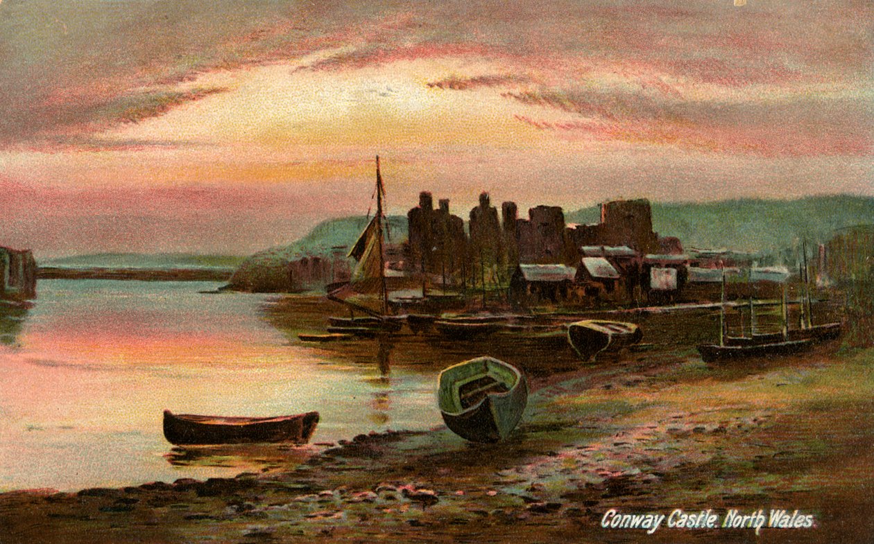 Conway Castle, Caernarvonshire, North Wales, late 19th or early 20th century.   1139527   no       norwegian Successfully Translated  Original: Panorama of Venice. From Newe Archontologia cosmica by Johann Ludwig Gottfried, 1646. Translat: Panorama of Veni av Langsdorff and Co