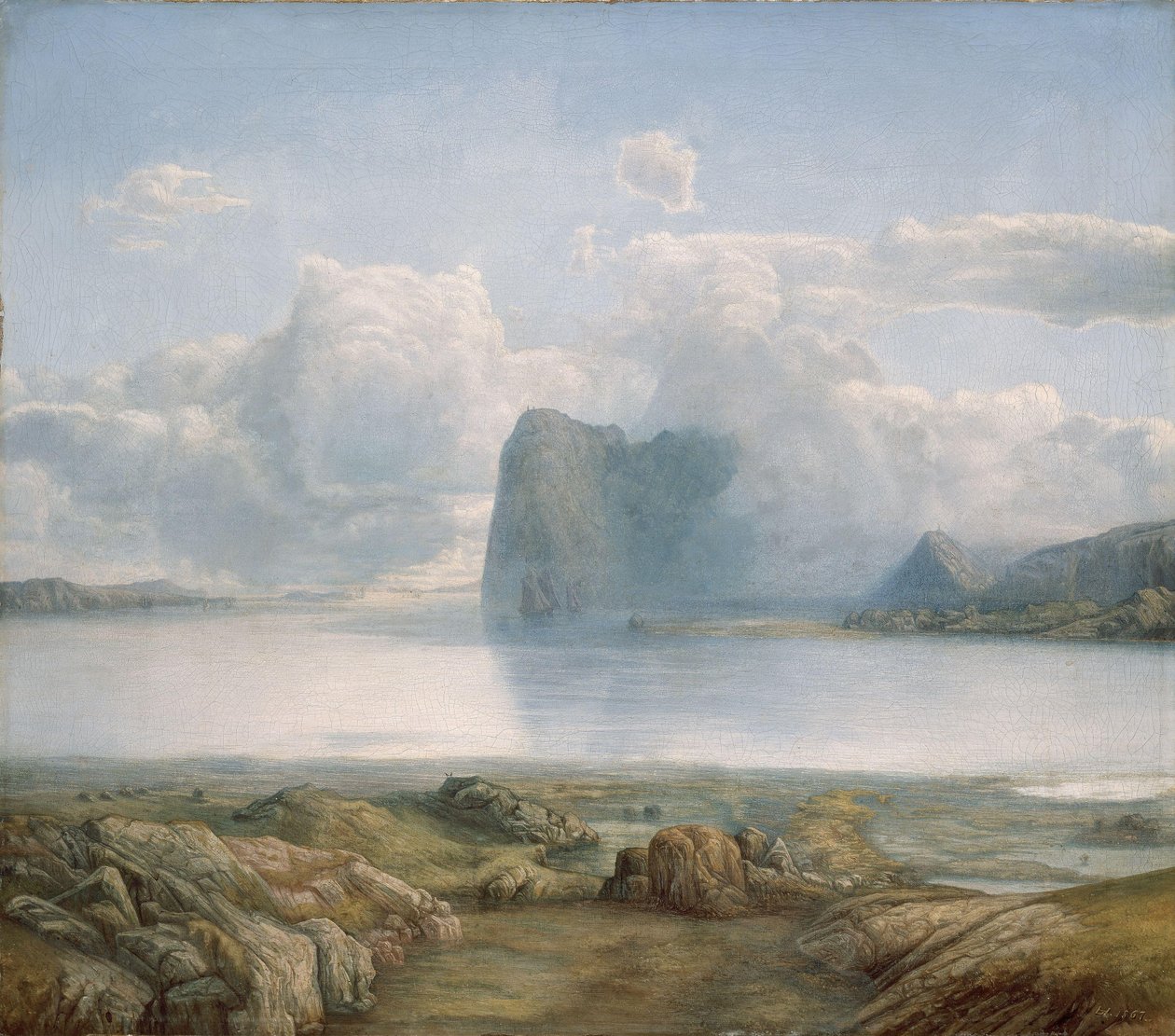 Øya Borgoya av Lars Hertervig