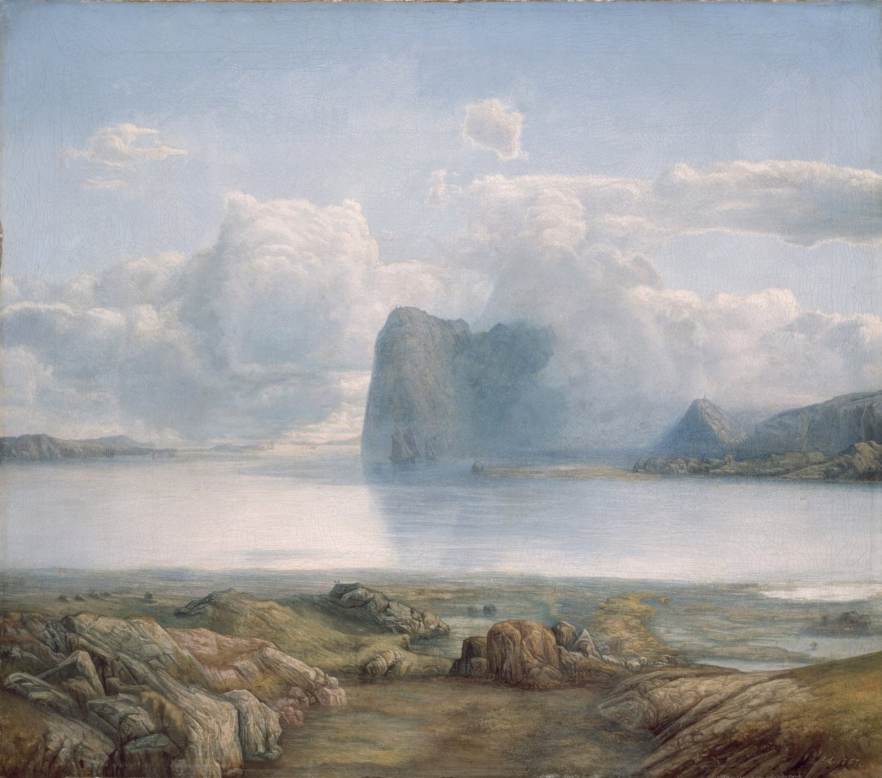 Øya Borgøy av Lars Hertervig