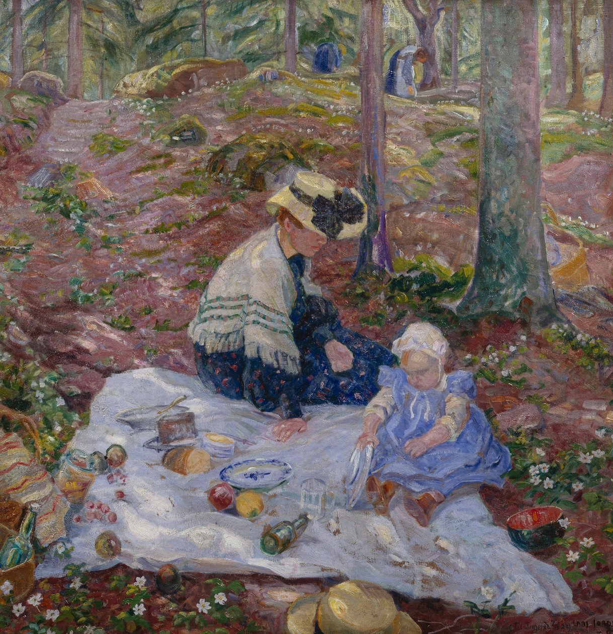 Ingerid and mother in Birkelunden av Lars Jorde