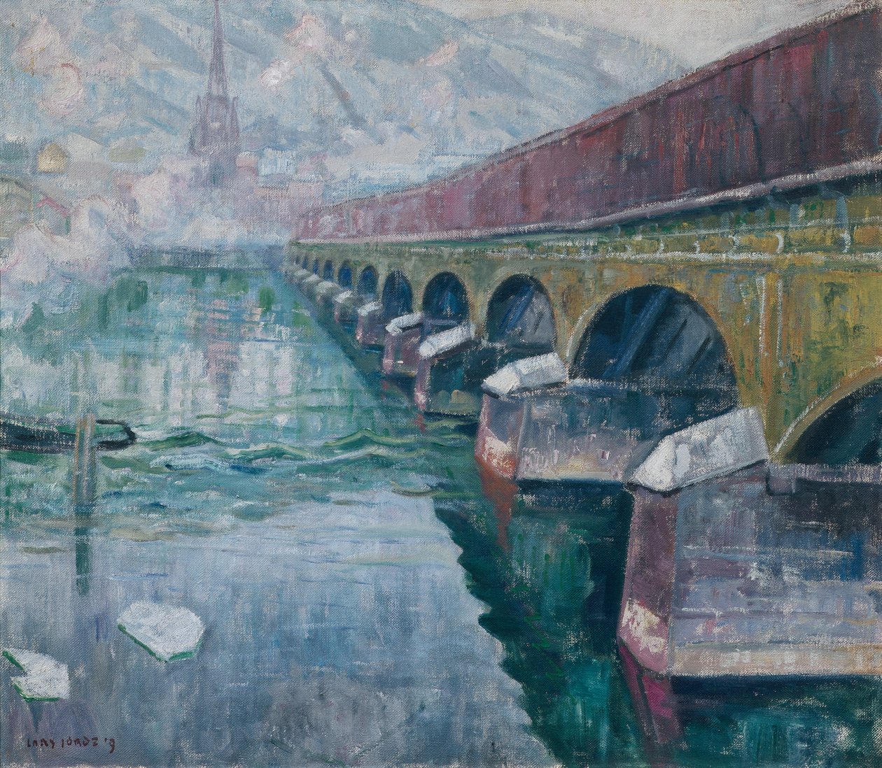 Den gamle bybrua, Drammen av Lars Jorde