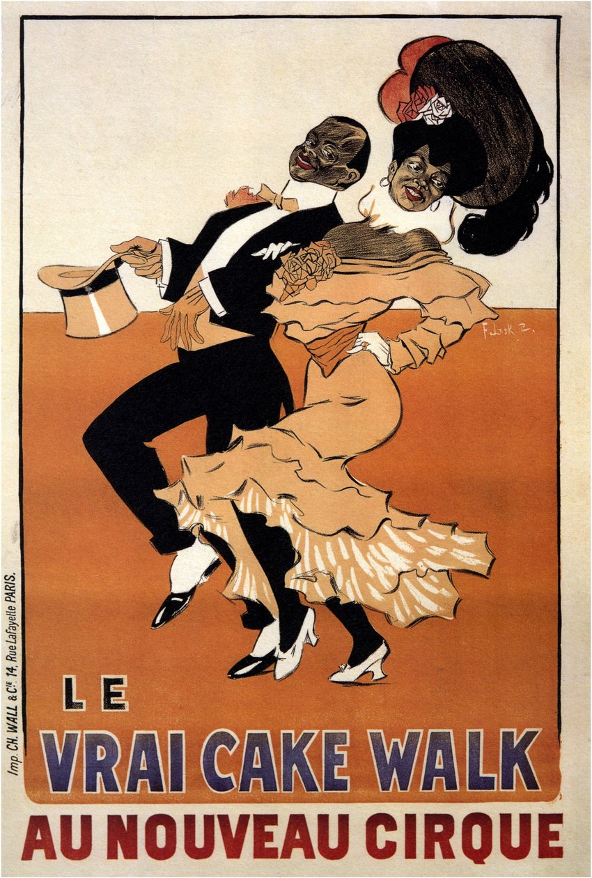 The Real Cake Walk på New Circus, ca. 1901-1902 av Laskowski