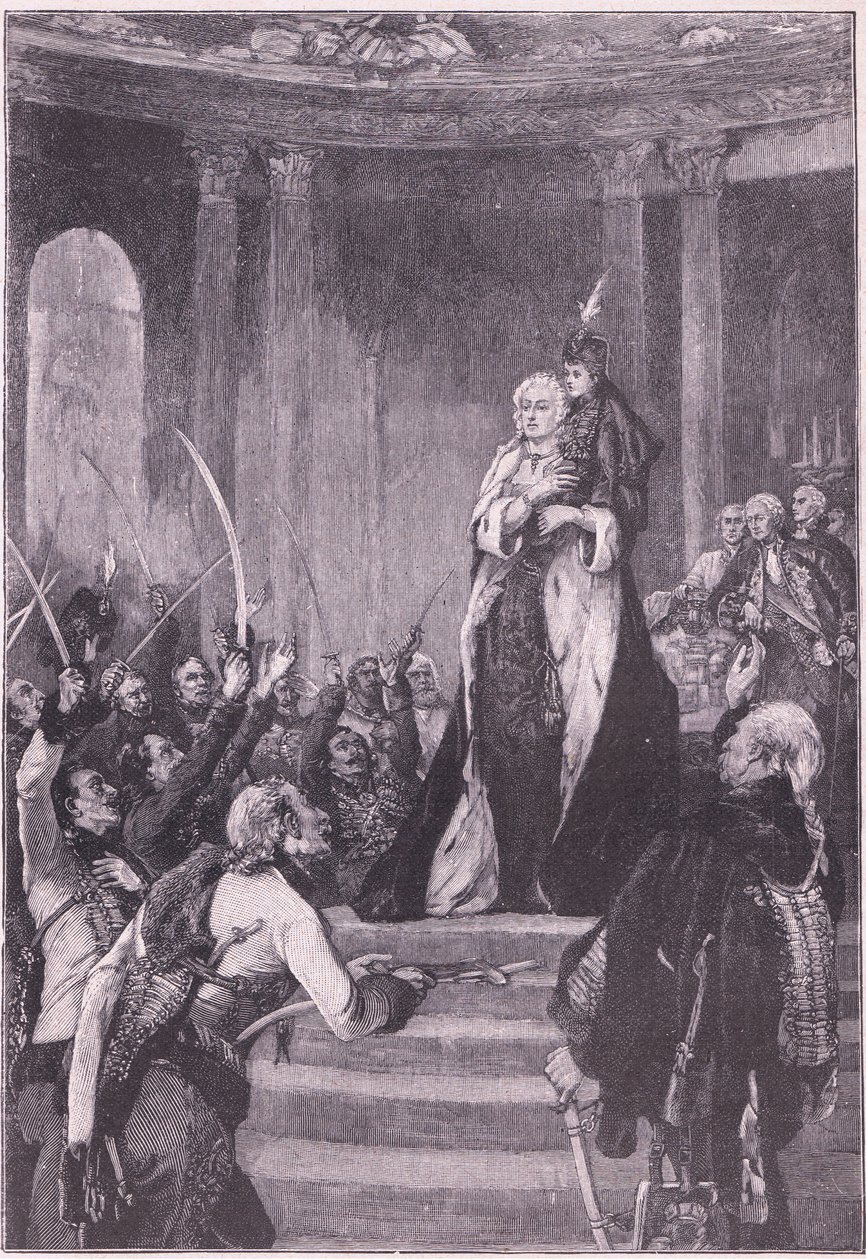 Maria Theresa og det ungarske parlamentet av Laslett John Pott