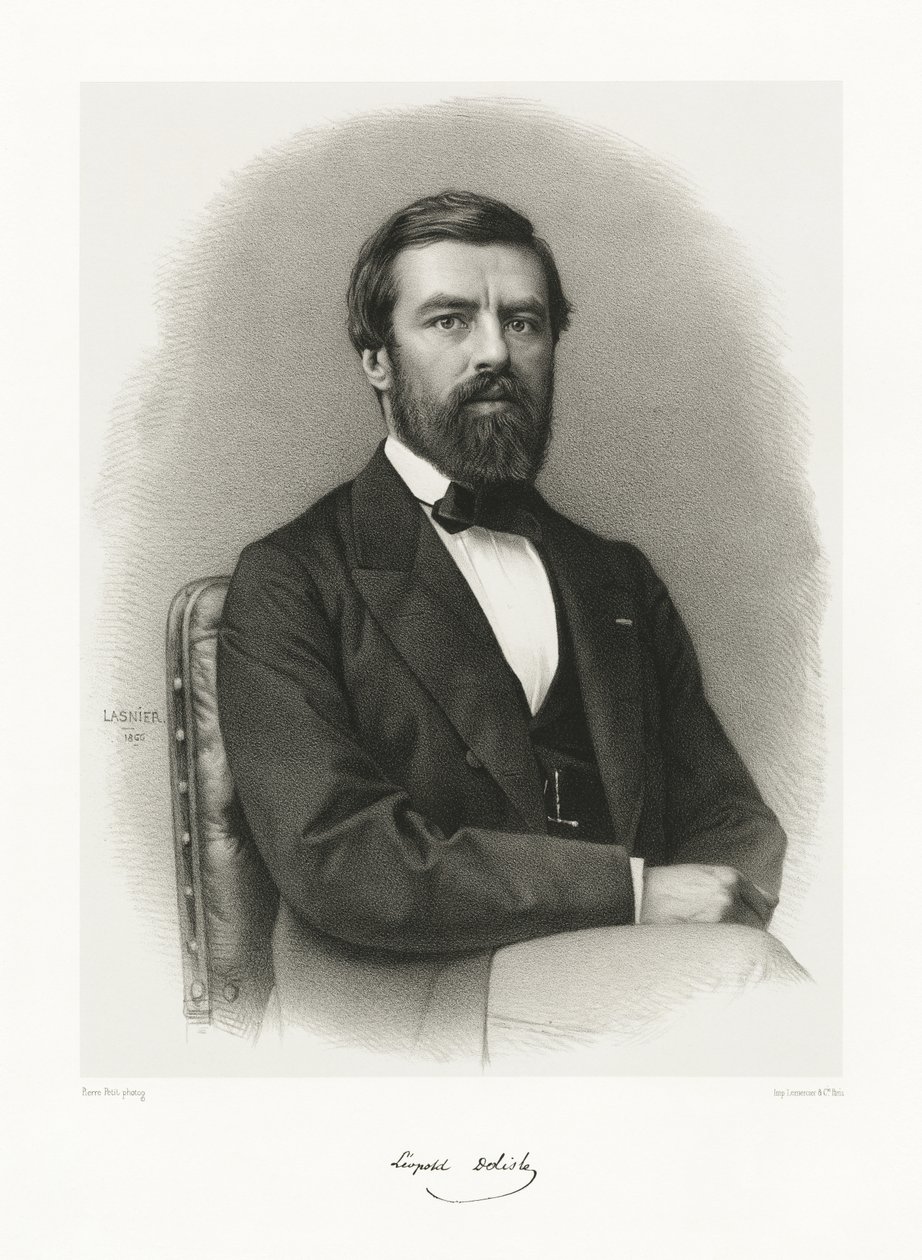 Léopold Victor Delisle, 1865-66 av Lasnier
