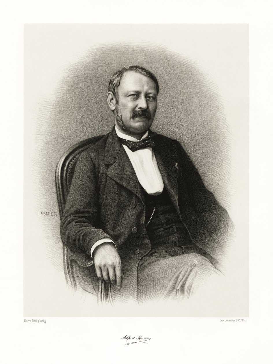 Louis Ferdinand Alfred Maury, 1865-66 av Lasnier