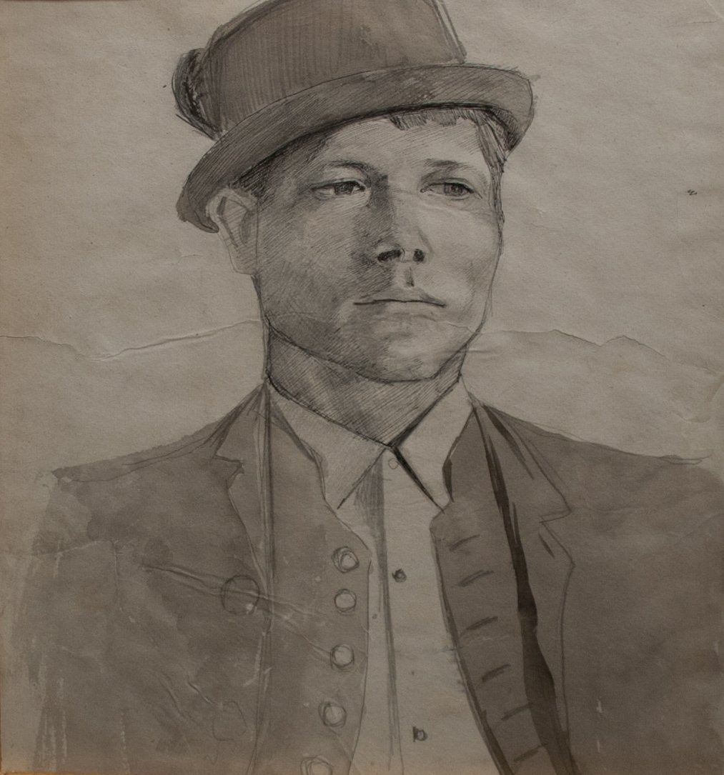Boy_with_a_hatnMagyar: Hattegutt av Laszlo Mednyanszky