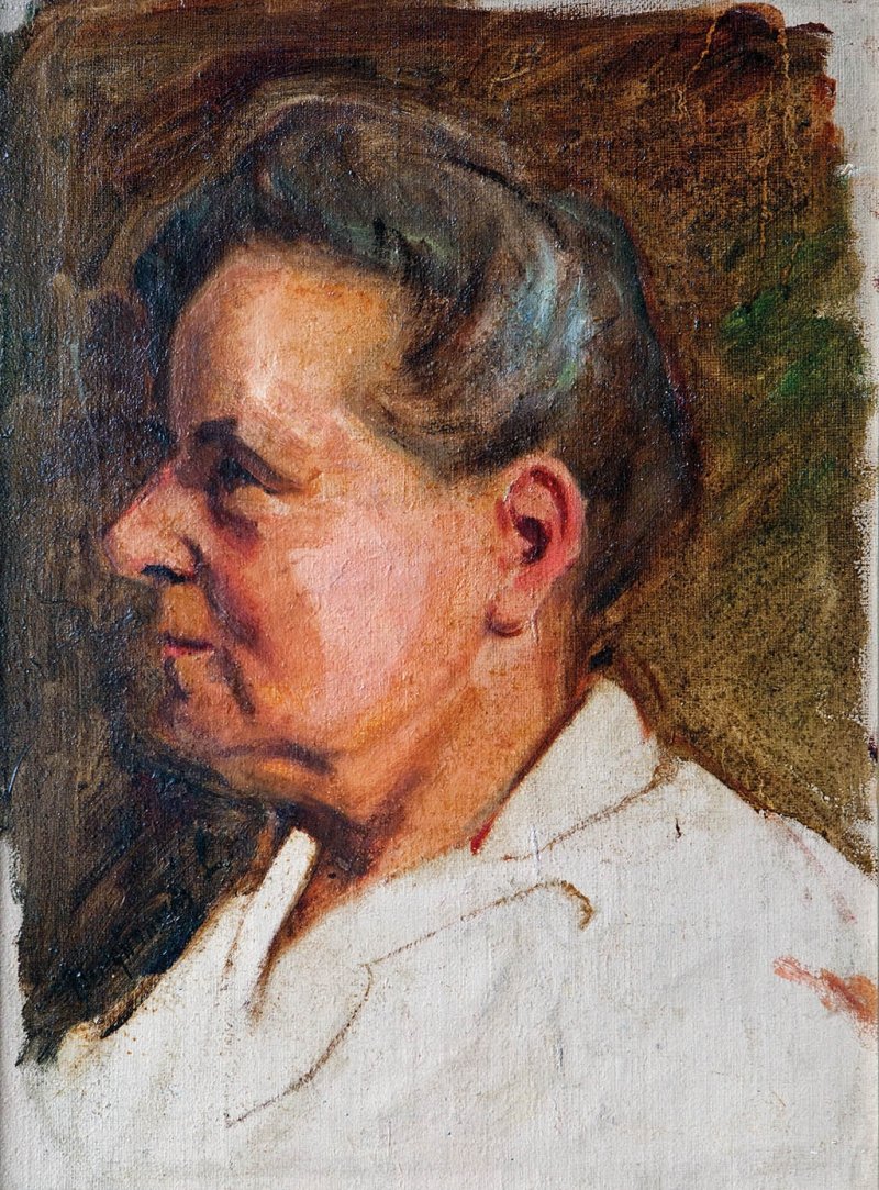 Noi portre English: Portrait of a Woman av Laszlo Mednyanszky