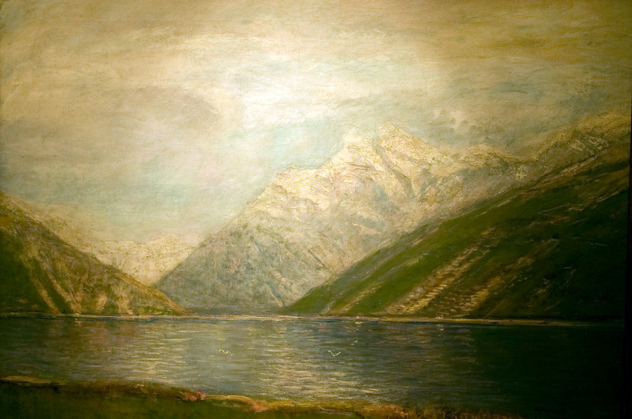 Tatrai tonEngelsk: Lake_in_the_Tatrasn av Laszlo Mednyanszky