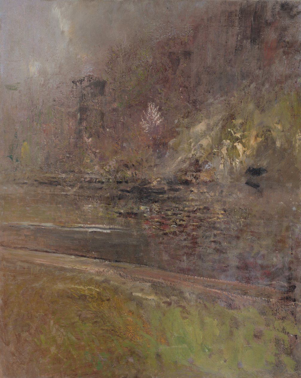 Fragment av et landskap av Laszlo Mednyanszky