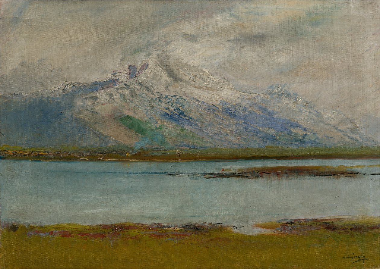 Tatra-landskap, 1890-95 av Laszlo Mednyanszky